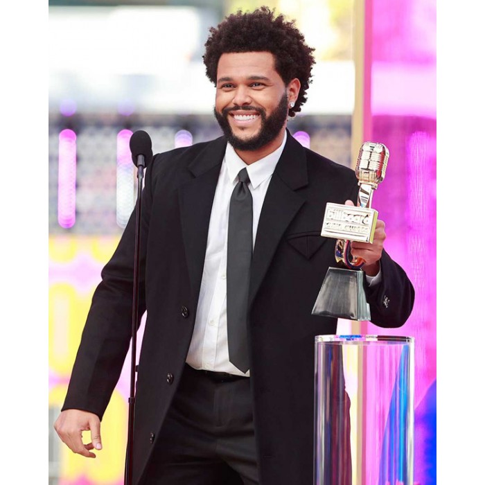 Billboard Music Awards 2021 The Weeknd Black Coat